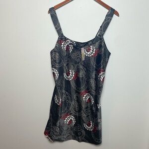 Cabernet NEW Paisley Print Nightgown Nightie Pajamas Sz L